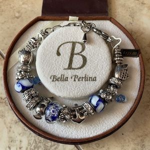 Bella Perlina nautical themed charm bracelet 🔥